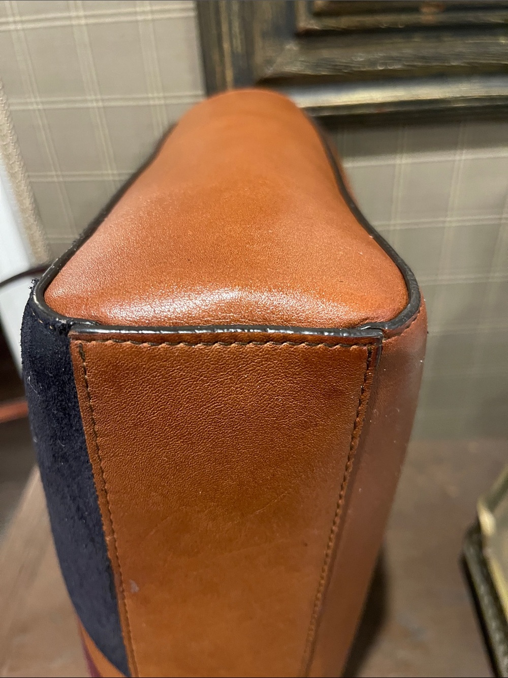 Ralph Lauren Collection Color Block Tote - Picture 8 of 10